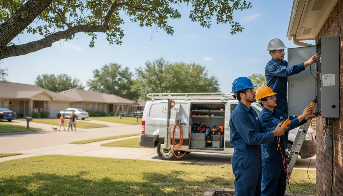 Certified electrician providing emergency electrical services in Tacna, AZ